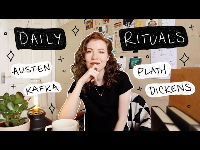 the daily rituals of great writers ✧ class=