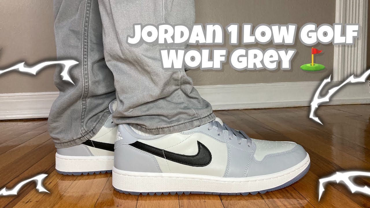 Jordan 1 Low Golf Wolf Grey Review & On Feet! (BEST GOLF SHOE?)