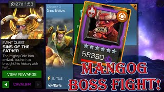 Mangog Boss Fight In Sins of the Father Quest Part 3 [Marvel Contest of Champions]