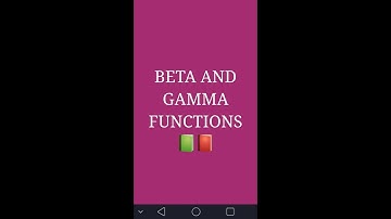 BETA AND GAMMA FUNCTION || SEM III     || APPLIED MATHEMATICS || SYBSCIT MATHEMATICS