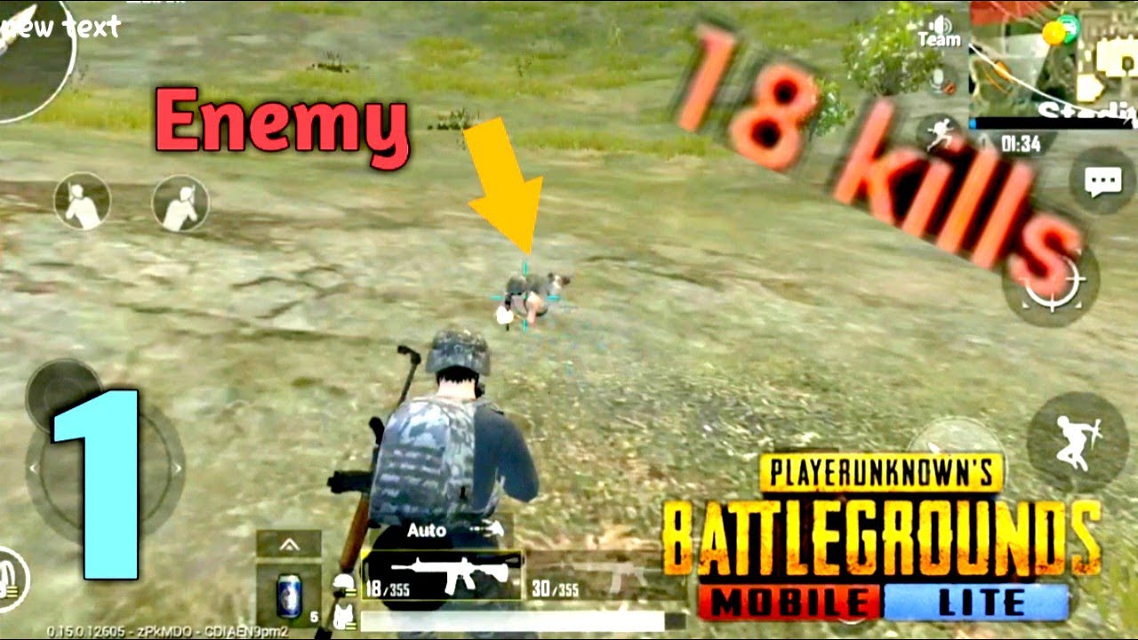 First Match | PUBG MOBILE LITE 18 Kills | Solo Gameplay (Android) #1 ...