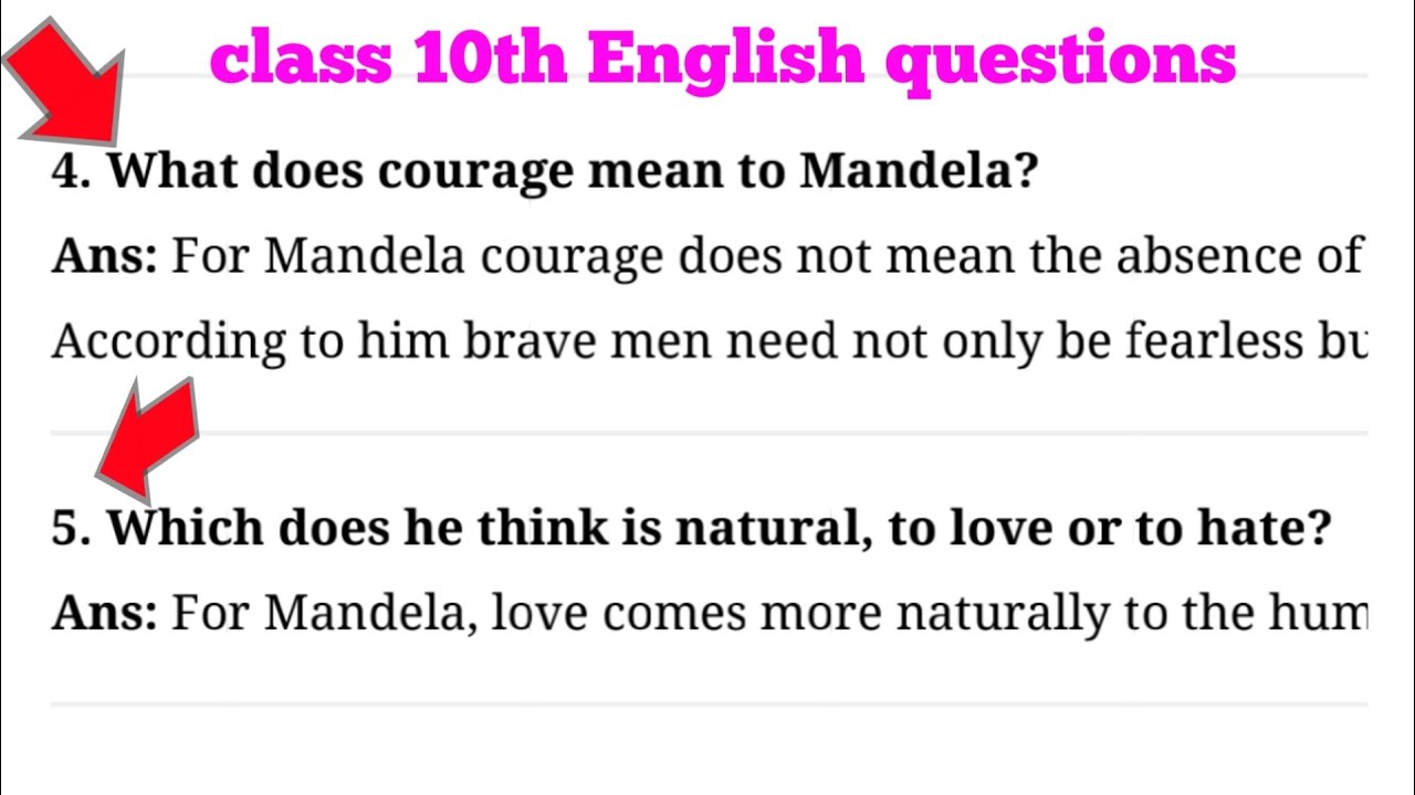 What Does Courage Mean To Mandela Class 10th English Ka what-does-courage-mean-to-mandela-class-10th-english-ka