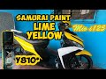 Repainting my Mio i125 using SAMURAI PAINT | Y810, LIME YELLOW