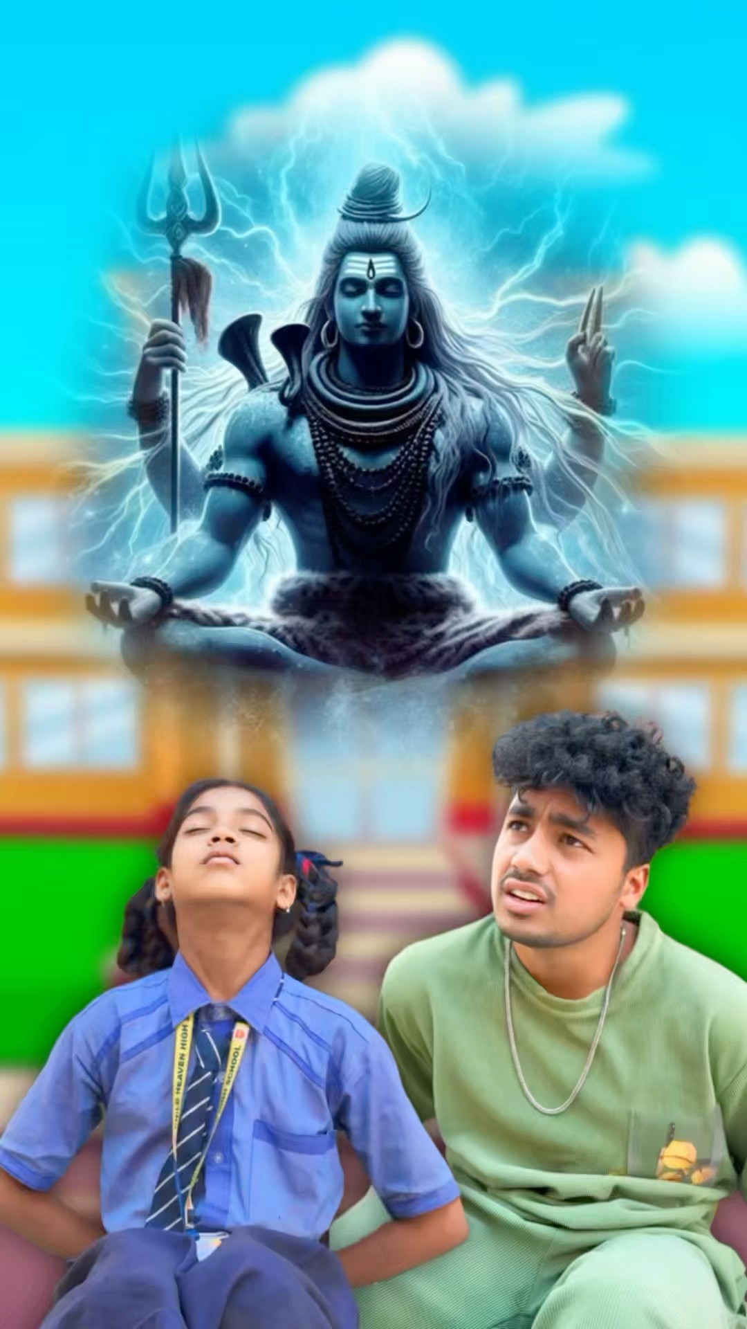 हर हर महादेव ?❣️ #banku #dolly #srsir #mastikipaathsala #mahadev #bholenath