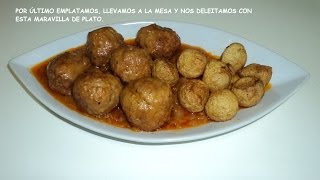 Albóndigas Al Tomillo Con Salsa Picante