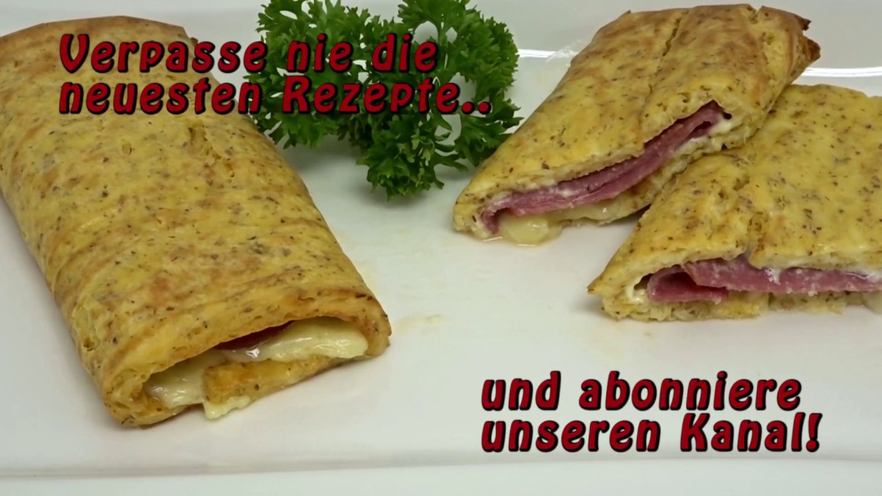Low Carb Käse-Salami-Röllchen - YouTube