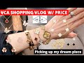 VAN CLEEF AND ARPELS SHOPPING VLOG | VCA shopping vlog with price | Vca sweet alhambra necklace