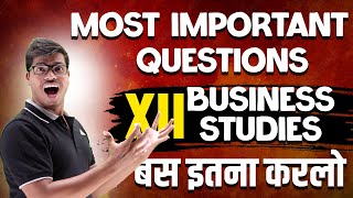 40 Most Important Questions Chapter wise | Class 12 Business studies | for Pre Boards & Boards 2024.