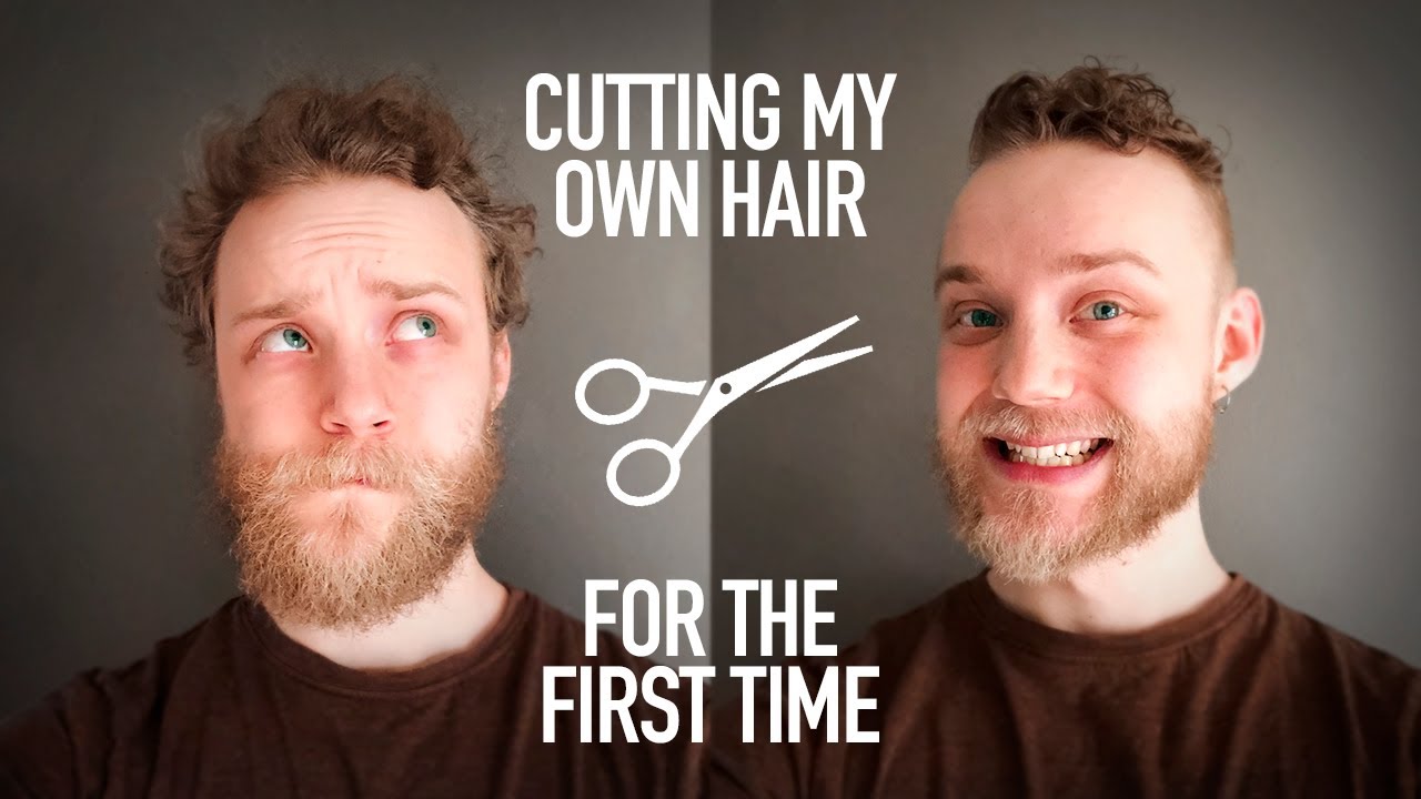 CUTTING My Own Hair for the FIRST TIME - YouTube