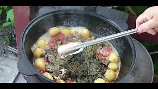 САМОЕ ПОПУЛЯРНОЕ И ВКУСНОЕ БЛЮДО ИЗ БАРАНИНЫ ЭТО ХАШЛАМА.#баранина#овощи#казан#