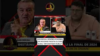 Gigi Becali, despre afacerea de milioane facuta cu Dan Sucu. “Am castigat dublu”