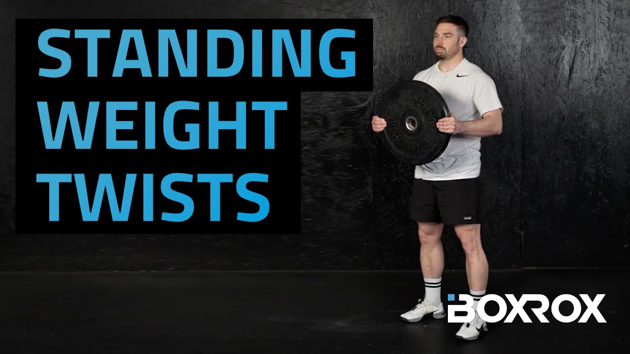 Standing Weighted Twists | Core Rotation & Functional Strength