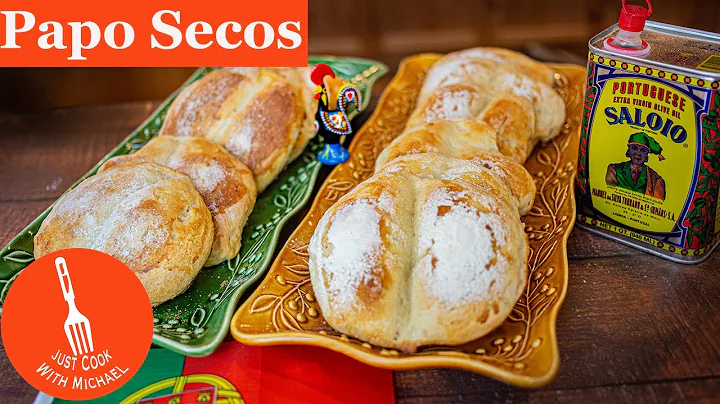Papos Secos | Portuguese Bread Rolls Recipe in Eng...