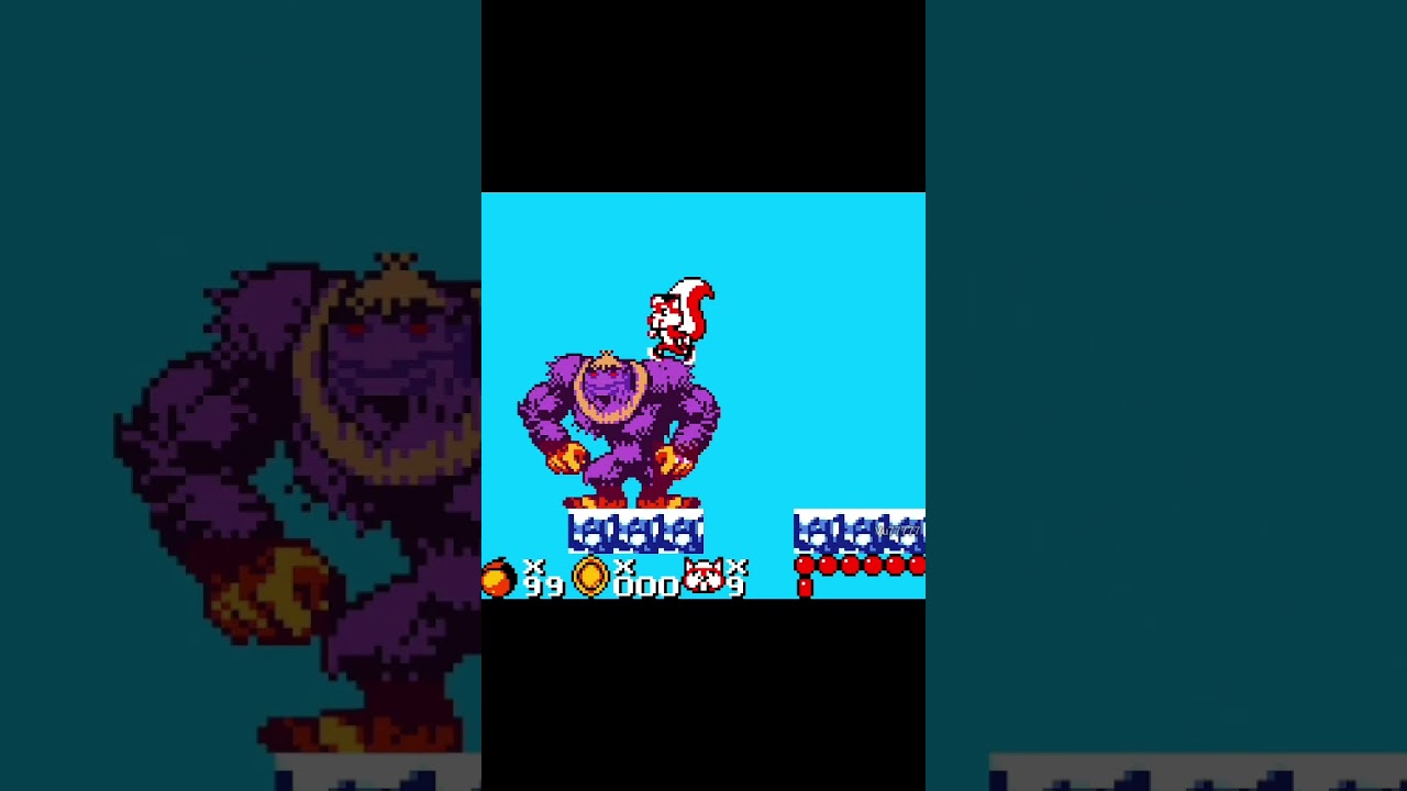 Mr. Nutz (GameBoy Color) Mr. Blizzard Boss Battle