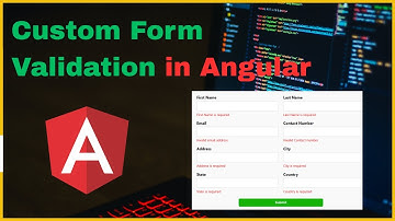 Custom Form Validation in Angular | Custom Validation with Regex | Reactive Forms Best Practices