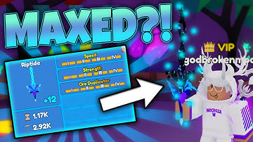MAXED RIPTIDE STATS IN MINING SIMULATOR 2!!