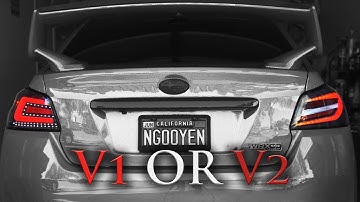 Subispeed V2 Tail lights | Comparison VS V1 | Install