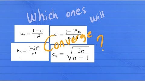 Easy way to determine if a Sequence Converges or Diverges | Take the limit...