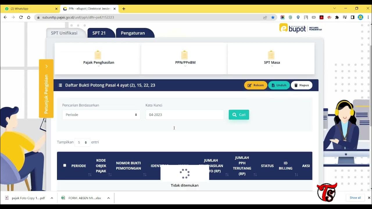 Cara Rekam dan Bayar Pajak PPH Pasal 23 (Buat Kode Ebiling) dengan E