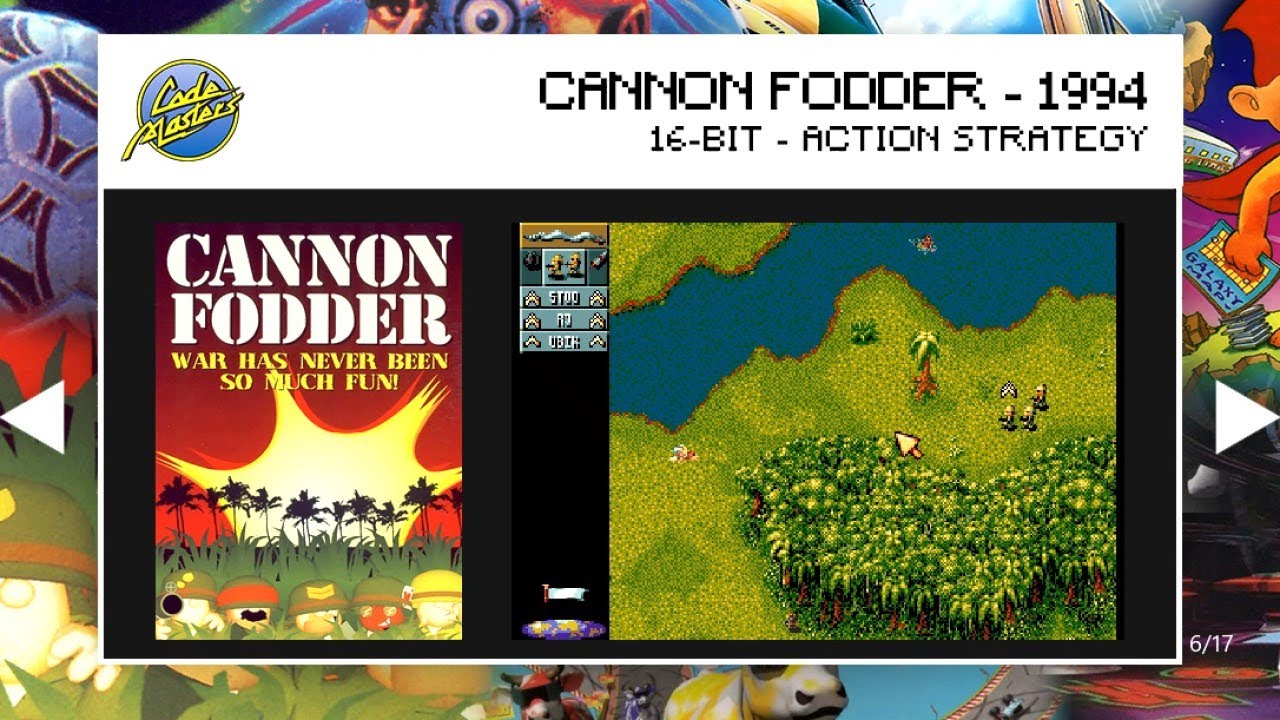 Cannon Fodder | Codemasters Collection 1 | Game 6 of 17 | Evercade Handheld
