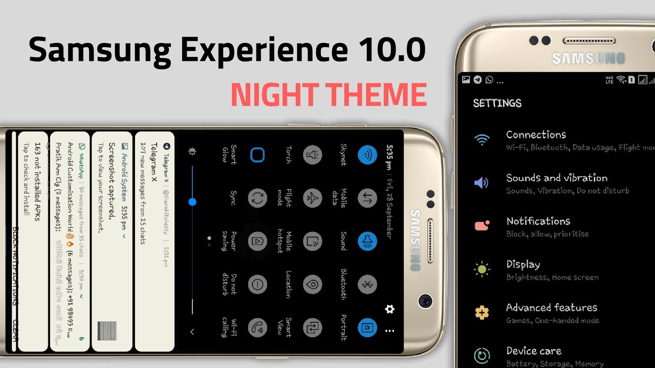 Samsung Experience 10.0 UI Theme For Oreo/ Nougat Devices 2018