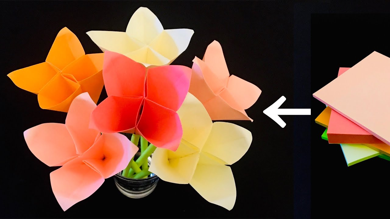 Bouquet of paper flowers for mom, origami flowers, flores de origami