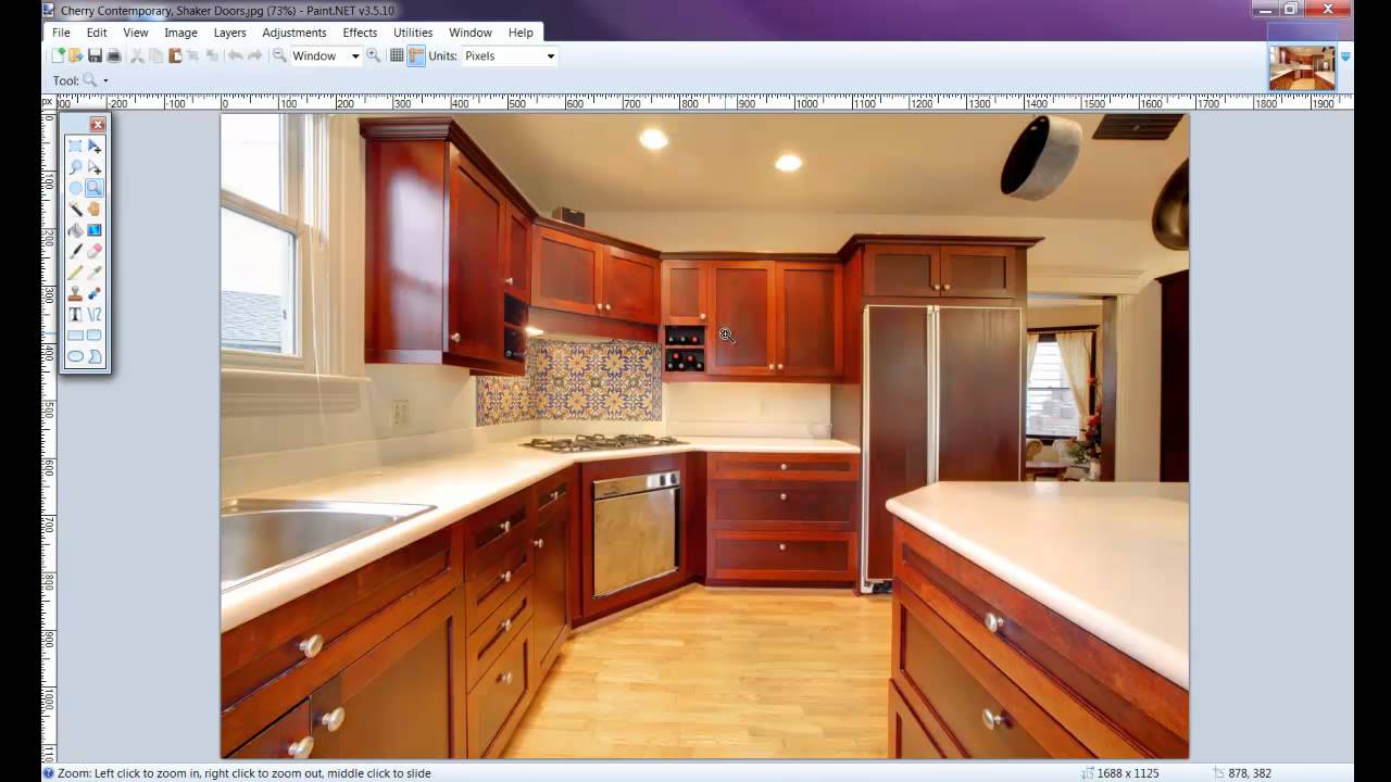 How to draw a kitchen with free software 2 of 8 - YouTube