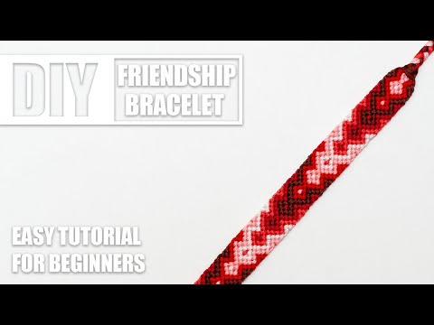 Zigzag Chevron Diamond Colorful Macrame Friendship Bracelets