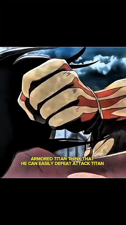 Eren Rock Rainer shock || Attack TITAN vs Armored Titan || AOT - Edit