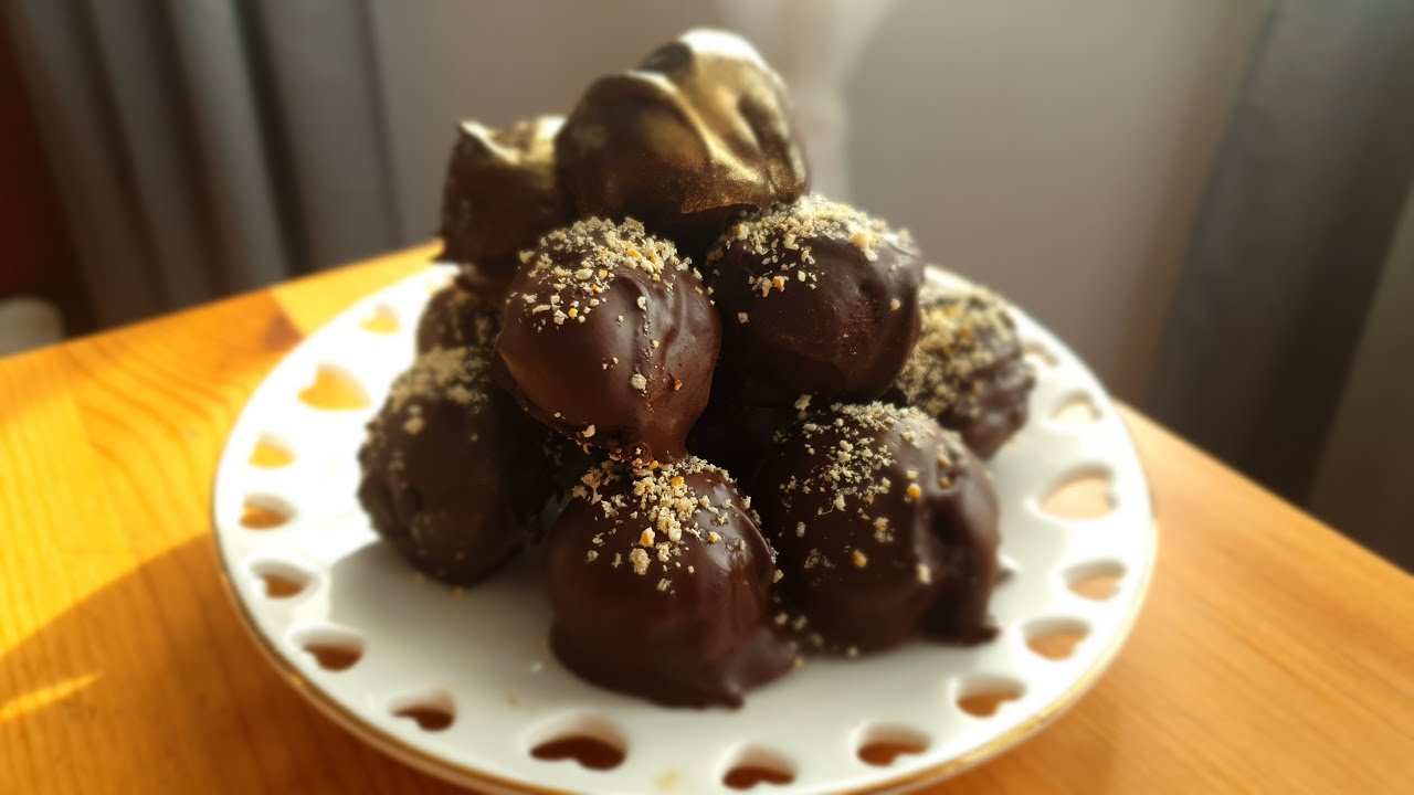 #Trufletki -#trufle czekoladowe bez cukru #czekoladki