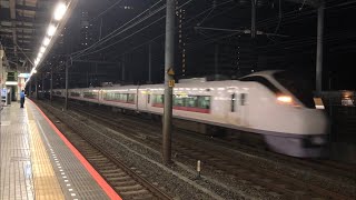 E657系K11編成が浜松町を通過するシーン