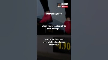 Break Tasks into Steps for More Motivation! #mindtap #facts #shorts #short #motivation #mind