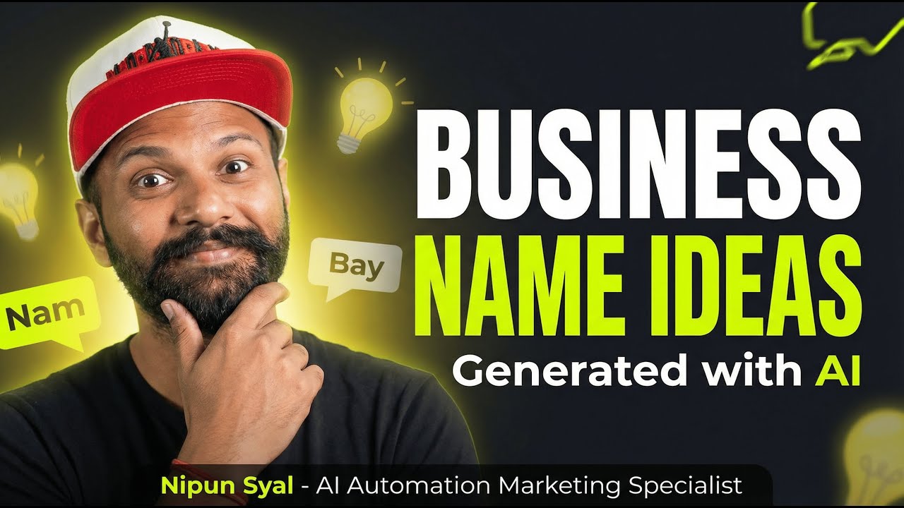 AI Tool for Generating Creative Business Names | Nipun Syal