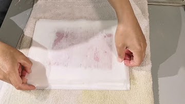 COUCHING for hand papermaking activity (A lot of fun)