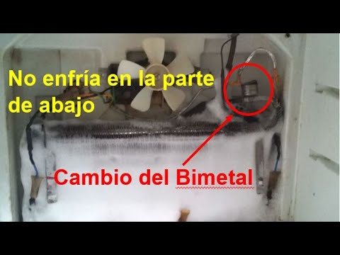 Aparecer clímax Rebobinar Como Reparar un Refrigerador Cuando No Enfria Abajo Cambio Del Bimetal -  YouTube