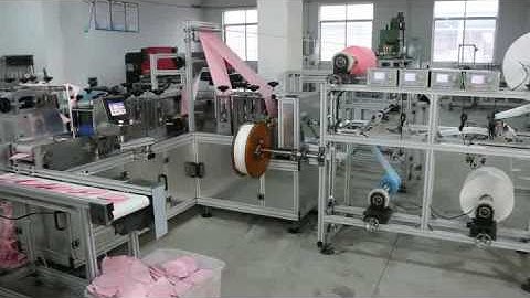 folding face mask machine video