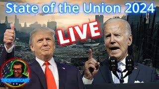 State of the Union LIVE Watch Party. Trump LIVE breakdown and Fact checks