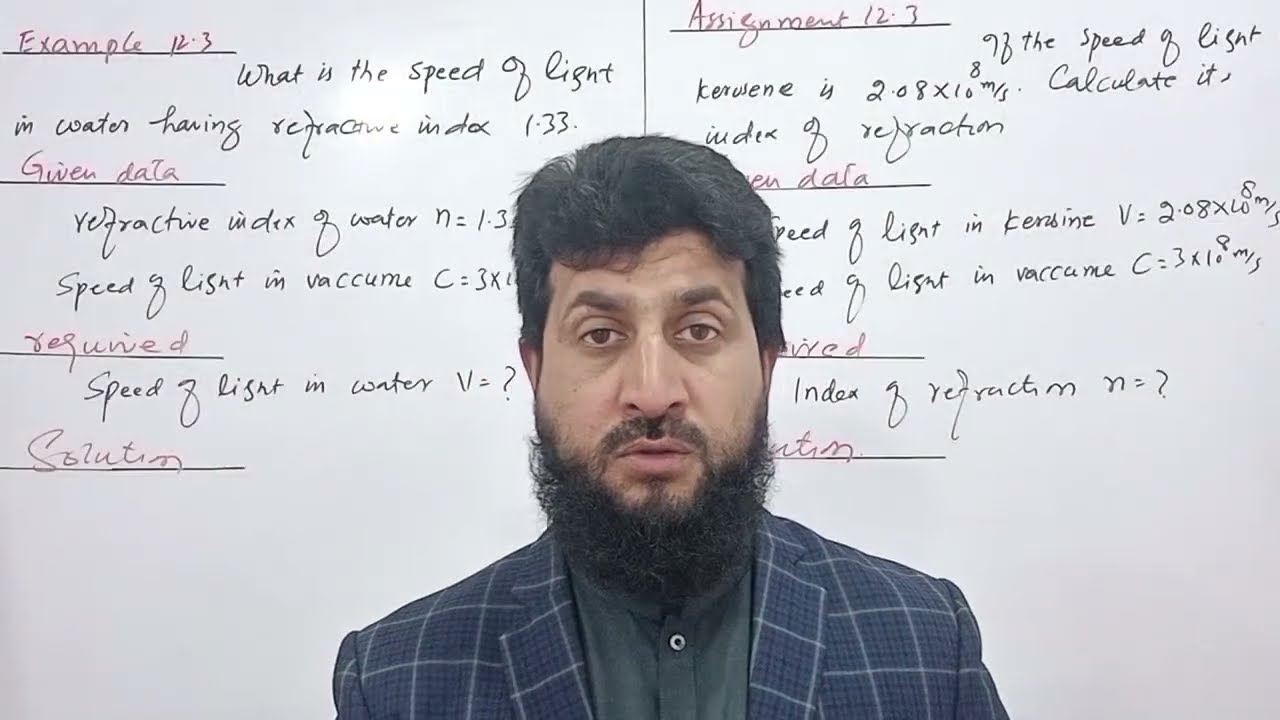 example 12.3 12.4 assignment 12.3 12.4 class 10 Physics