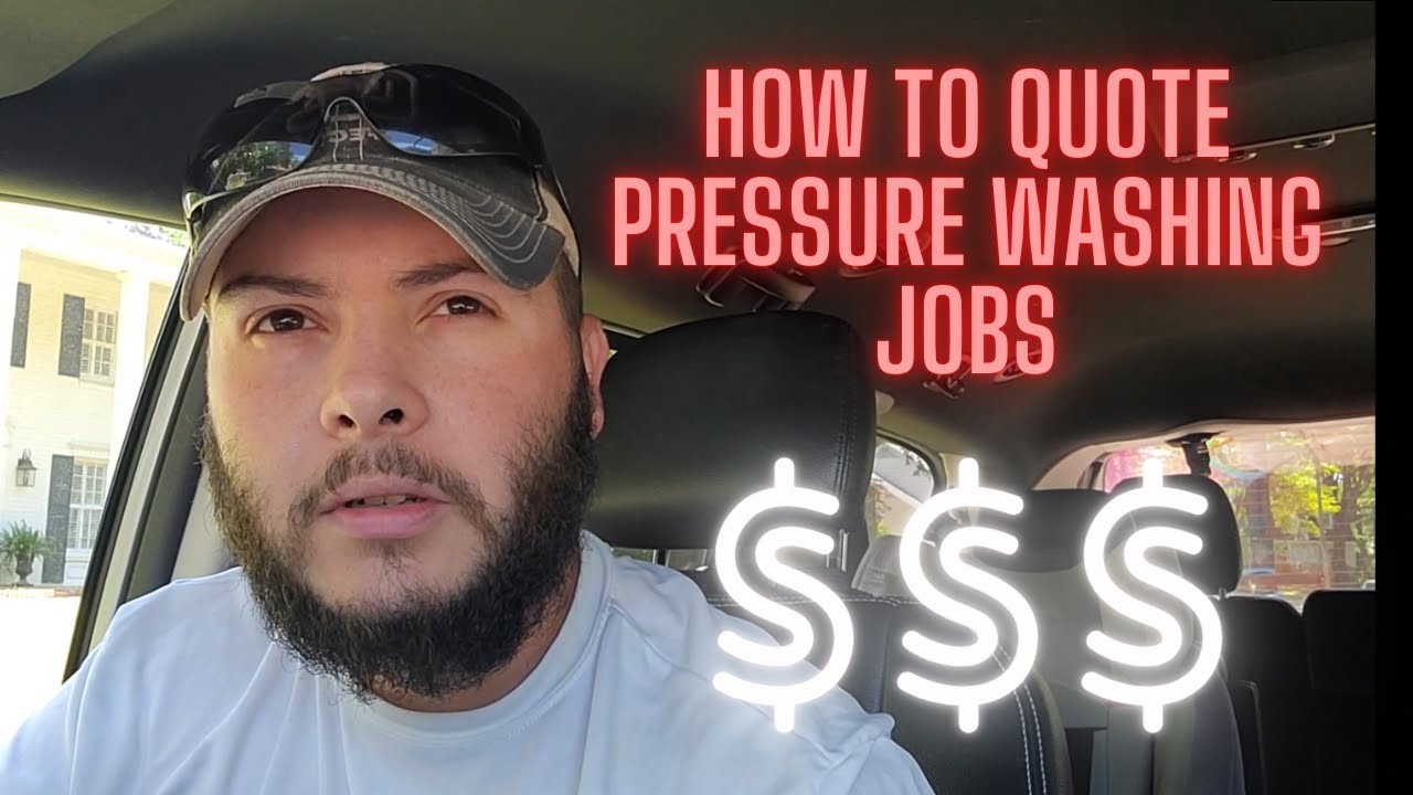How To Quote Pressure Washing Jobs Tips/Tricks YouTube