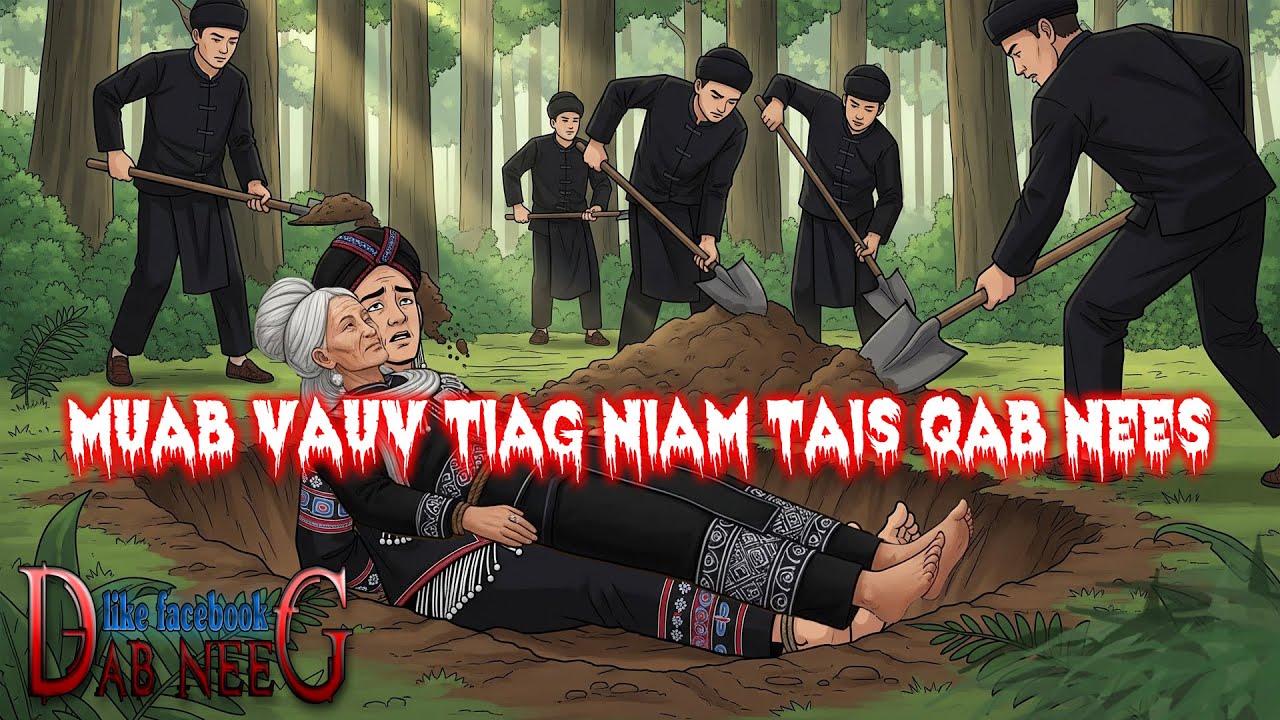 dab neeg 2107 muab vauv tiag niam tais qab nees เอาลูกเขยทับข้างล่าง
