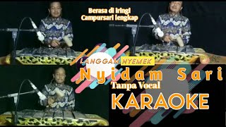 Nyidam Sari Karaoke Tanpa Vocal - cover saron demung kendang by krisna riswanto