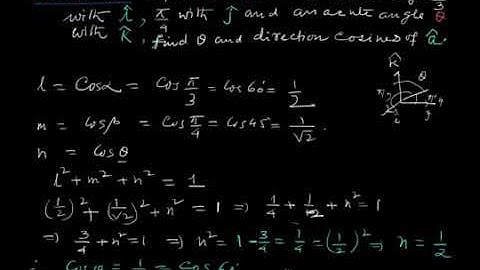 Vector | Application on direction ratio and direction cosines of a vector