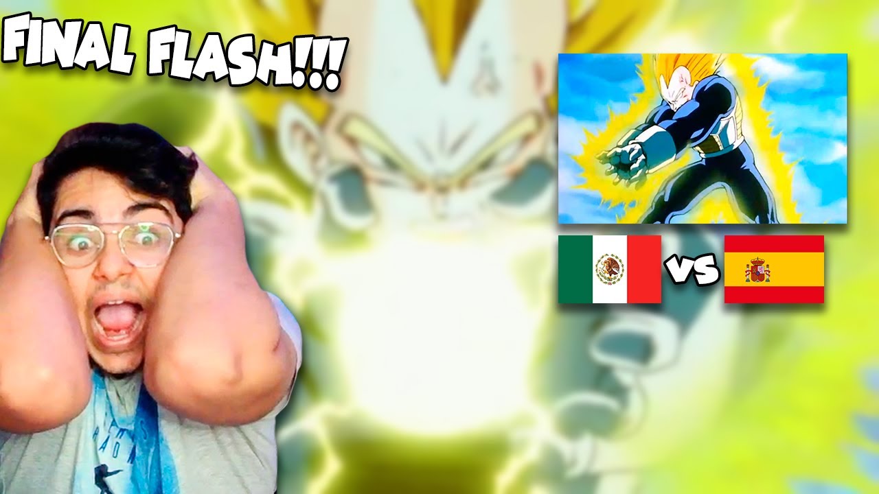 🤯Español REACCIONA a Dragon Ball🐲 LATINO VS CASTELLANO | Final Flash!!!