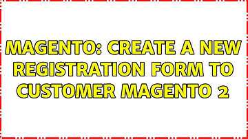 Magento: Create a new registration form to customer magento 2