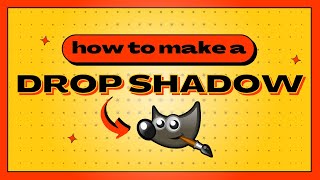 GIMP - Add a Drop Shadow Effect to TEXT (Give Floating or 3D Effect)