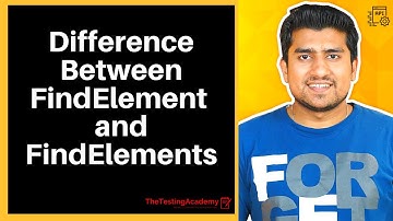 Difference Between FindElement and FindElements in Selenium | Find Element in Selenium| Day 24