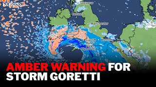 Met Office Issues Red Alert As Storm Goretti Weather Bomb Forecast