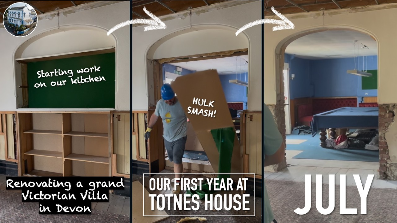 JULY: Our first year at Totnes House, our grand Victorian villa renovation