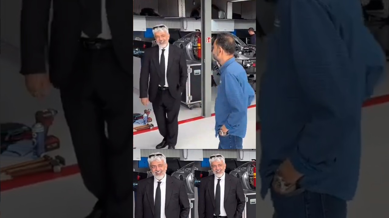 Ajith Kumar spotted in Dubai😎🔥Mass Entry, Pure Class! 🇦🇪💥