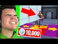 FINISH This DEATHRUN To WIN 10,000 V-Bucks! (Fortnite Challenge)